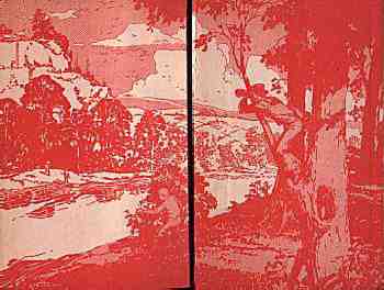 Orange Gretta Endpapers