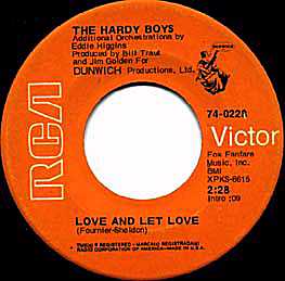 Hardy Boys 45 Record